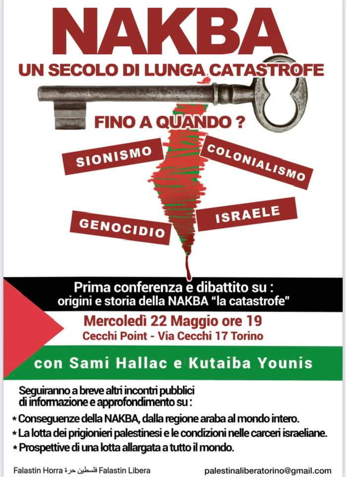 NAKBA – Un secolo di lunga catastrofe, fino a quando?