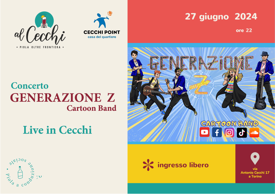 Generazione Z – concerto live al Cecchi