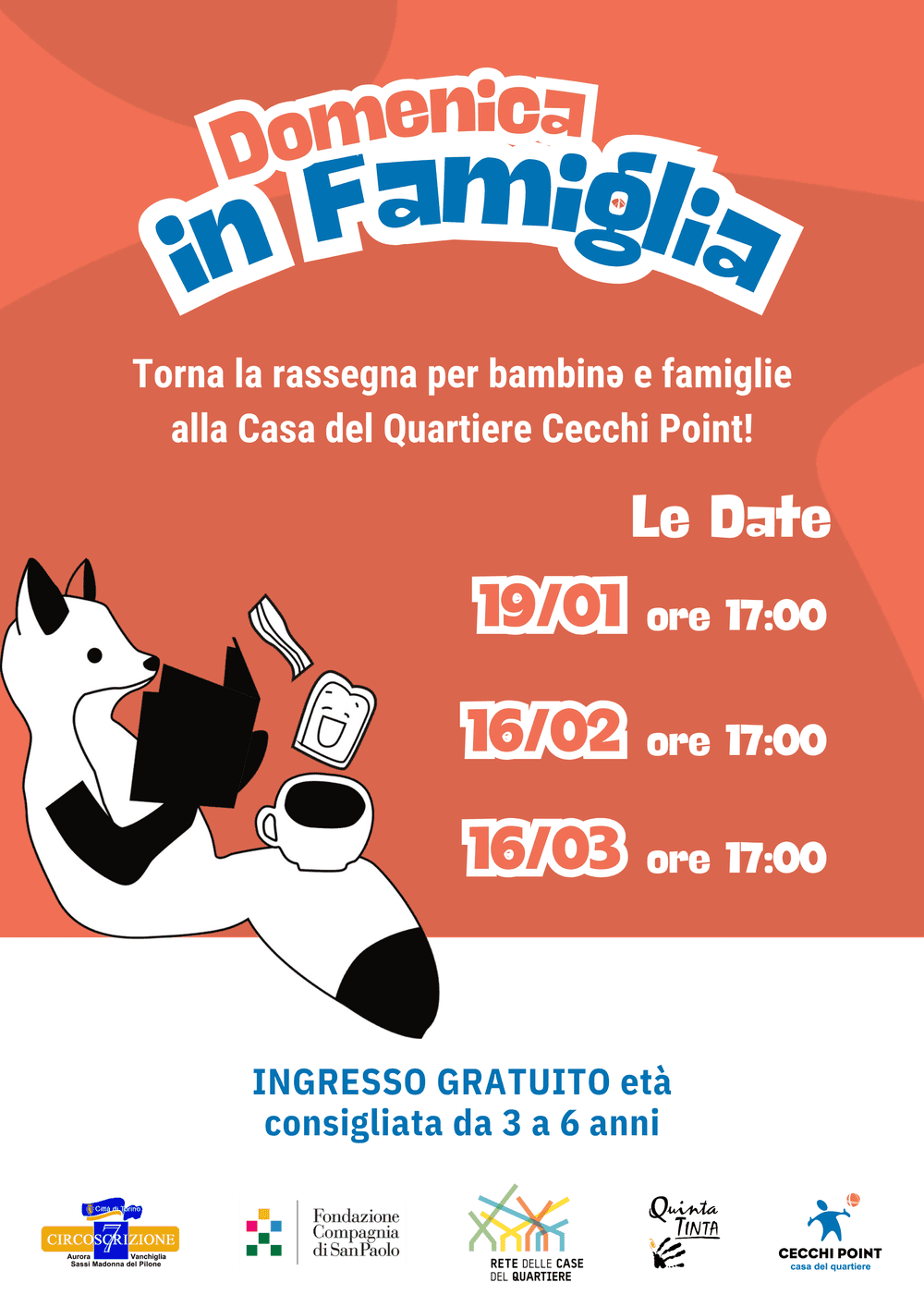 16/03 ore 17:00 – Domenica in famiglia